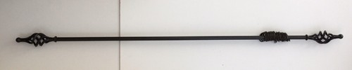 Curtain pole wrought iron - curtain,