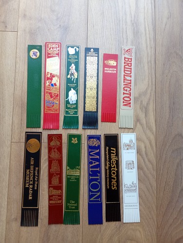 Vintage leather bookmarks - vintage,