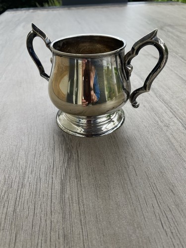 Vintage silver plated sugar - vintage,