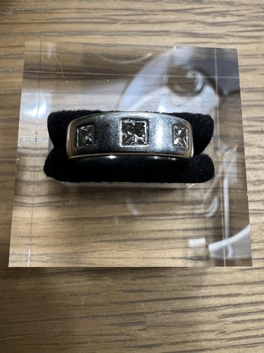 Diamond platinum ring - diamond, n