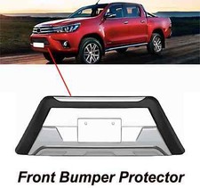 Fit Toyota Hilux 2016 to 2020 Front Bumper Nudge Bar Bull Bar Protector Chrome