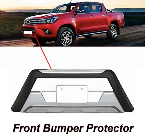 Chrome front bumper bull bar - chrome,