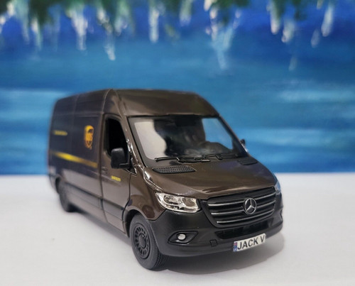 Ups van personalised name - personalised,