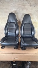 Porsche 911 996 Boxster 986 Front Seats Black Heated