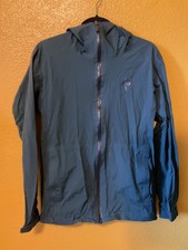 New Men’s Green Diamond Black Stormline Stretch Rain Shell Jacket Size Small