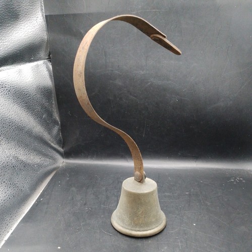 Antique brass bronze bell - or,