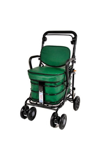Shopping trolley with - with, seat