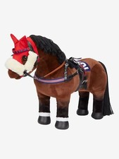 Lemieux Toy Pony Chancer Horse Racing Set Saddle Bridle Cloth & Lycra Hood 