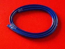 VESPA BRITISH MOD STYLE 1 METER OF GLOSS BLUE PLASTIC 8MM WHEEL HUB CAP TRIM