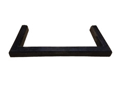 VINTAGE Heavy Duty Solid Cast Iron FIRE Fret FENDER Front Guard Hearth Surround