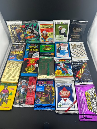 Sealed trading card packs - sealed,