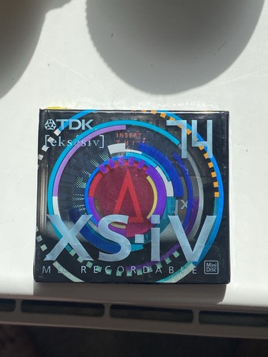 Sealed tdk 74 minidisc - xs-iv,