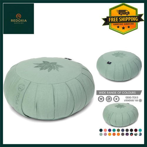 Pleated round zafu meditation - pleated,