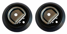 PAIR OF D RING TIE DOWN LASHING RINGS IDEAL TRAILERS & VANS / HORSEBOX