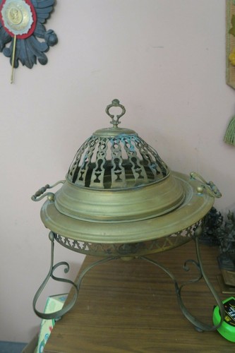 Large vintage brass - large, fire