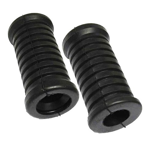 Rear footrest rubbers - rear,