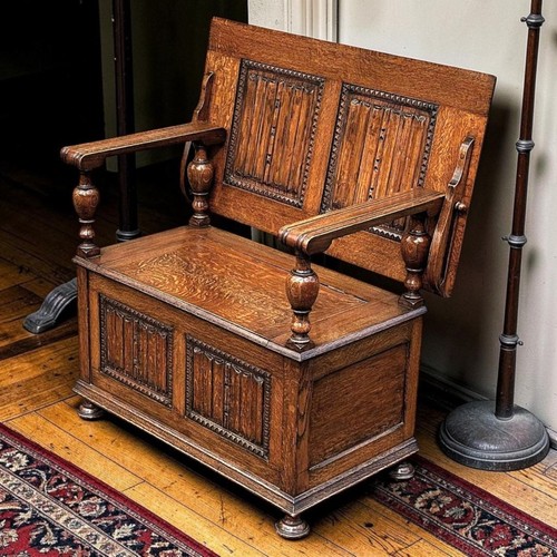 Antique golden oak - antique, monks