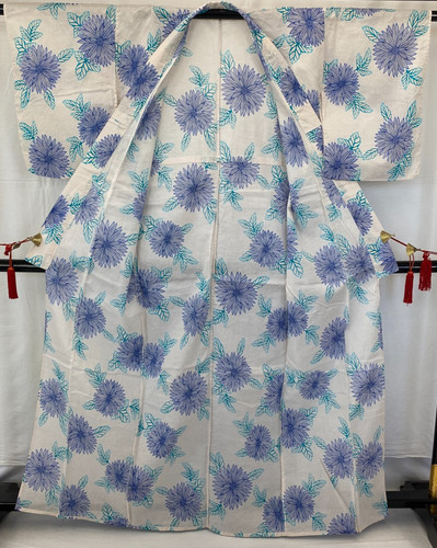Japanese vintage kimono yukata - vintage,