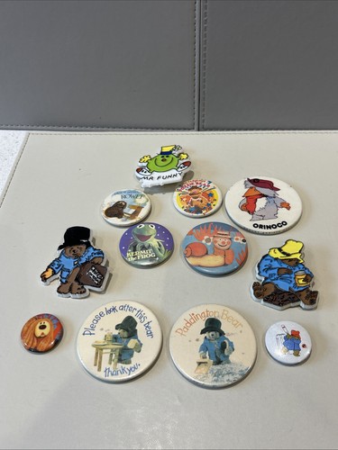 Button badges paddington - badges, paddington-