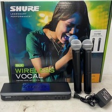 New Shure BLX288/SM58 Wireless Dual Vocal System wth 2 SM58 Handheld Microphones