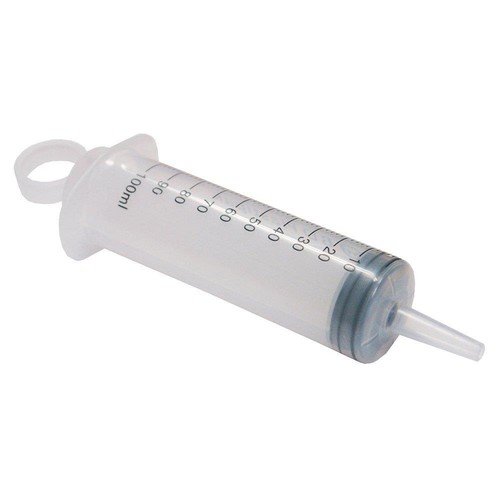 100ml plastic syringe - syringe, x1