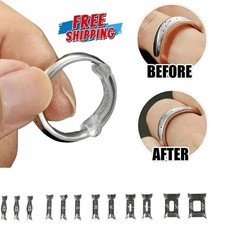 12Pcs Silicone Ring Size Adjuster Invisible Resizer Reducer for Loose Rings