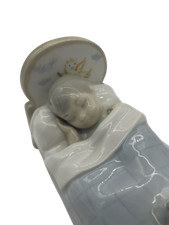 LLADRO ZAPHIR Fast Asleep Sleeping Boy Child Kitten Porcelain Figurine 5" Puche