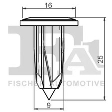 Upholstery mounting clip