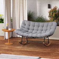 Double Papasan Rocking Chair 2