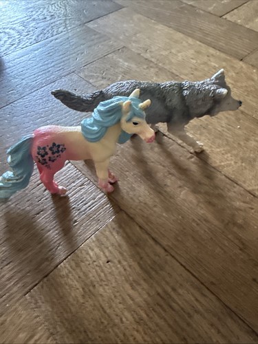 Schleich wolf unicorn - wolf, &