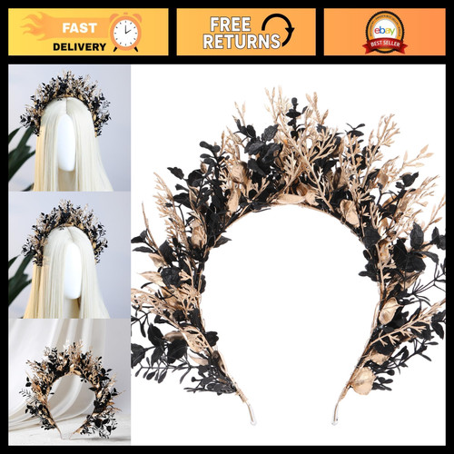 Gothic flower halo crown - halo,