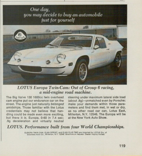 1973 lotus europa twin cam - 1973, twin-cam