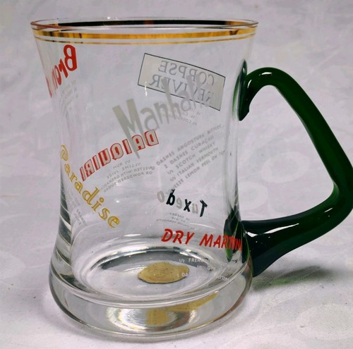 Vintage pirelli glass cocktail - vintage,