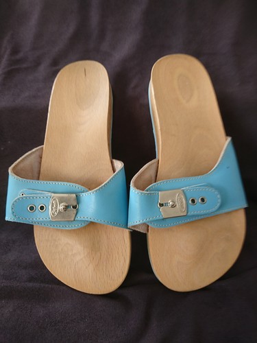 Vtg scholl pescura wooden - scholl,