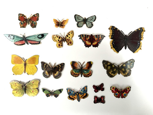 Victorian scraps butterflies - scraps,