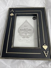 Playing card photo frame
