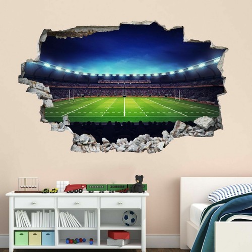Rugby stadium wall art - rugby,