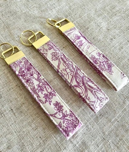 Lilac pink white - lilac, toile
