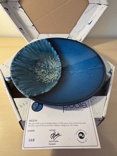 Poole pottery alan clarke moon - pottery,