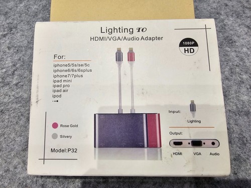 Lightning hdmi vga - to,