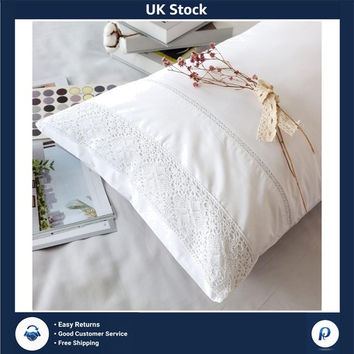 Elegant white cotton percale - white,