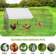 Large chicken run 220x100cm - chicken,