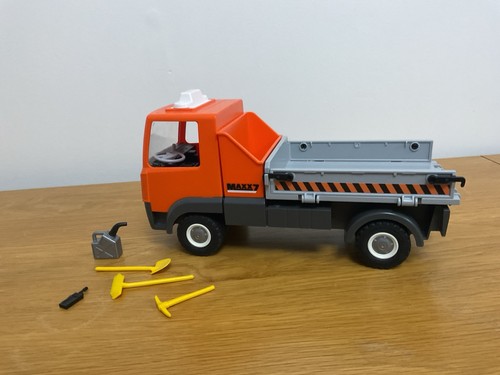 Playmobil construction flatbed - construction,