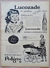 1952 Pedigree Prams & Lucozade
