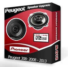 Peugeot 308 Rear Doors Speakers Pioneer 5.25" 13cm car speaker kit 250W