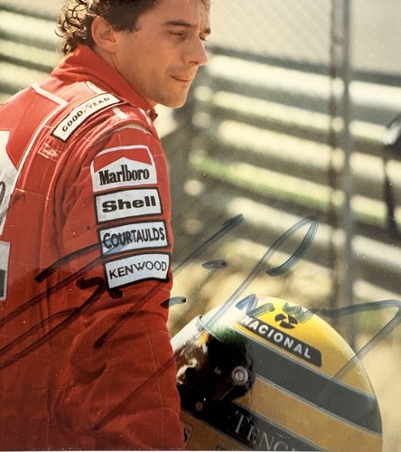 Ayrton senna signed 1993 - senna,