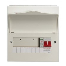 Wylex NM706LS 7-Way Metal Consumer Unit 100A Main Switch with SPD