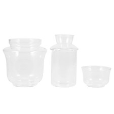 1 Set of Glass Sake Warmer