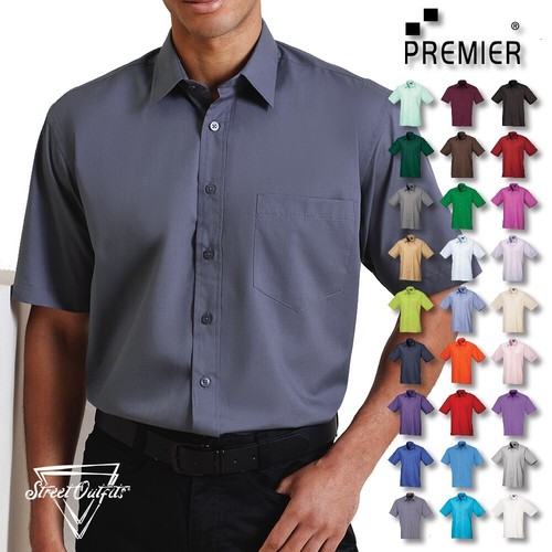 Mens short sleeve - short, poplin