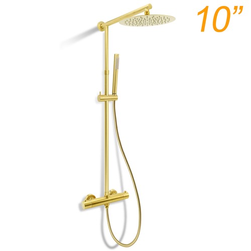 Brushed gold round - brushed,